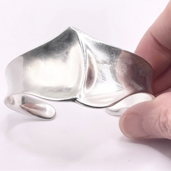 925 Sterling Silver Jewelry - FORGIVE RL Studio 925 Sterling Silver Sculptural Cuff Bracelet